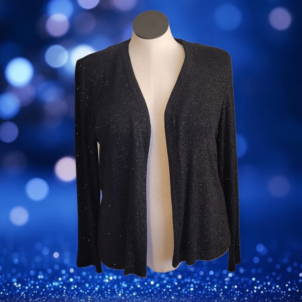 Vintage Elegant Black Women's Formal Jacket